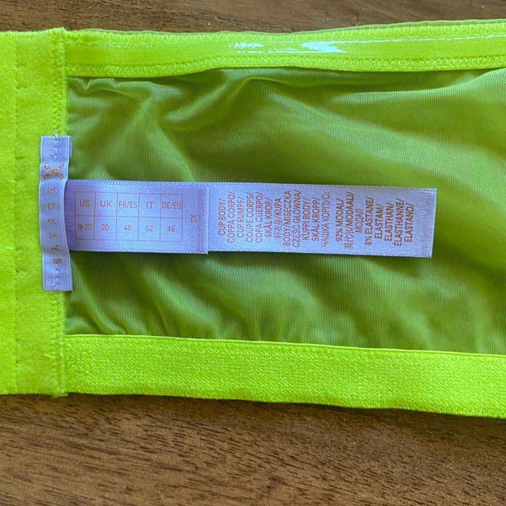Savage‎ x Fenty Aqua Hour Bandeau Bralette, 2X - Picture 10 of 11